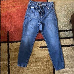 American eagle hi rise jeggings size 14